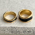 gold bobbin † black